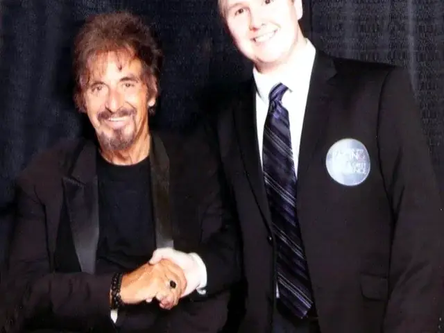 Pat Mcloud with Al Pacino